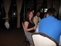 Club Secretary Michelle Lapalme receives an award